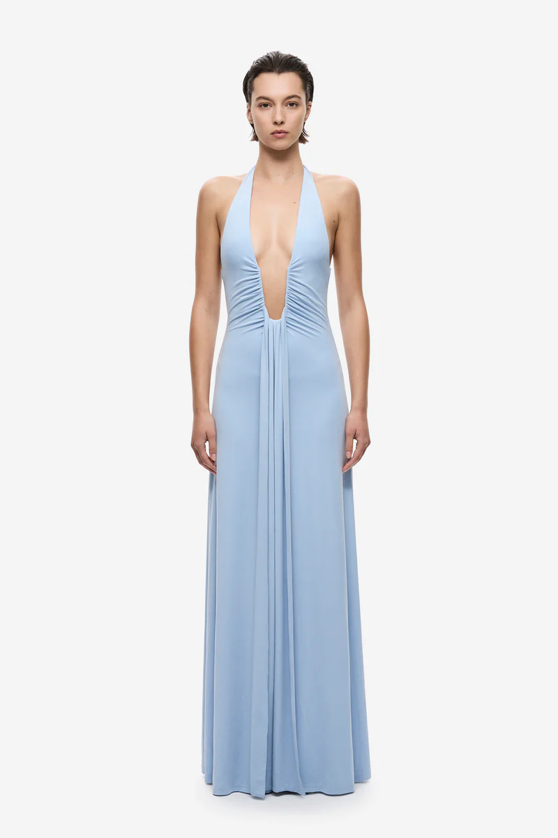 Misha Jennifer Cupro Maxi Cornflower