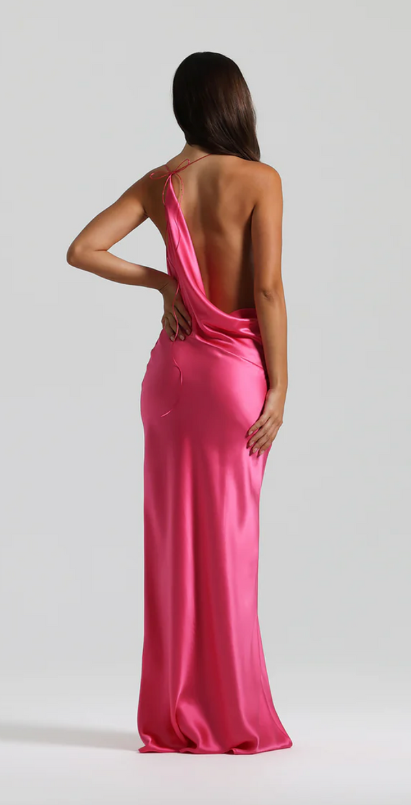 Natalie Rolt Gabi Gown Hot Pink