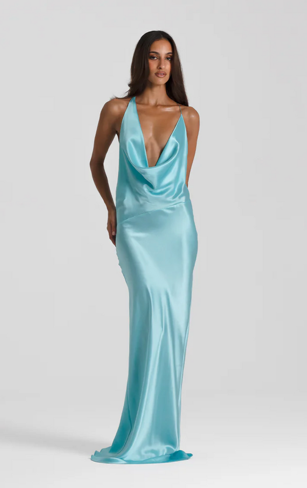 Natalie Rolt Gabi Gown Turquoise