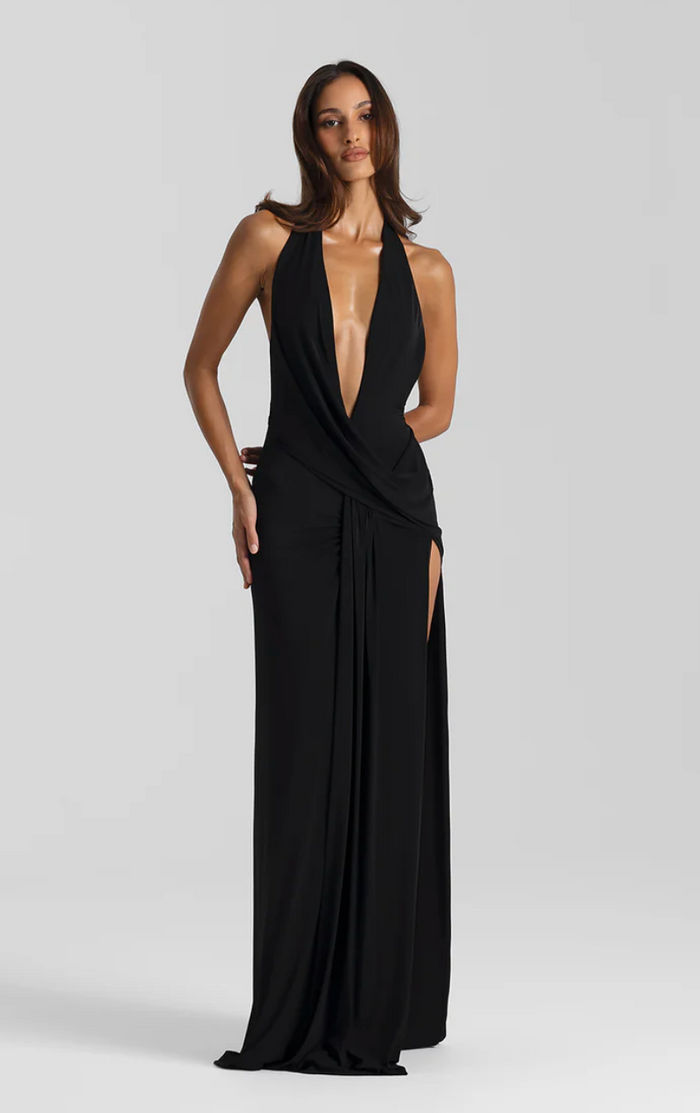 Natalie Rolt Winona Gown Black
