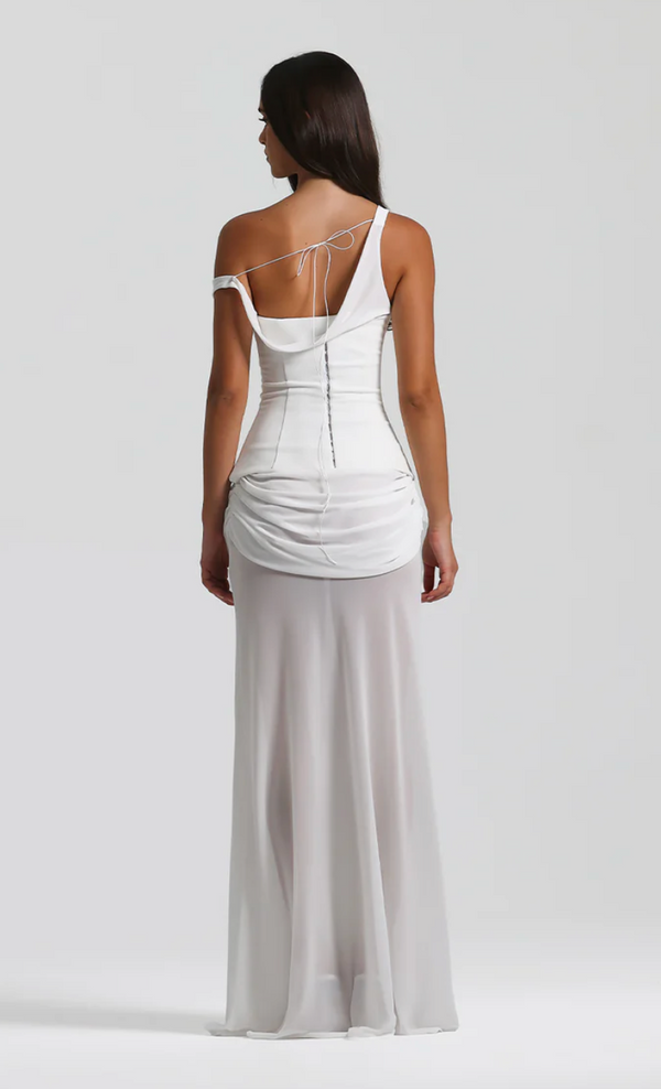 COMING SOON Natalie Rolt Cadence Gown White