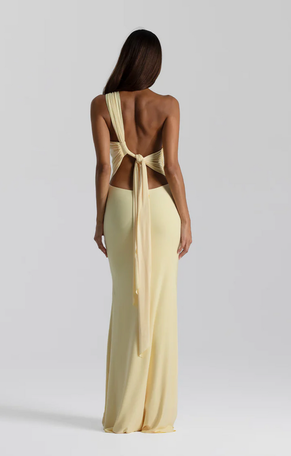 Natalie Rolt Fabienne Gown Butter Yellow