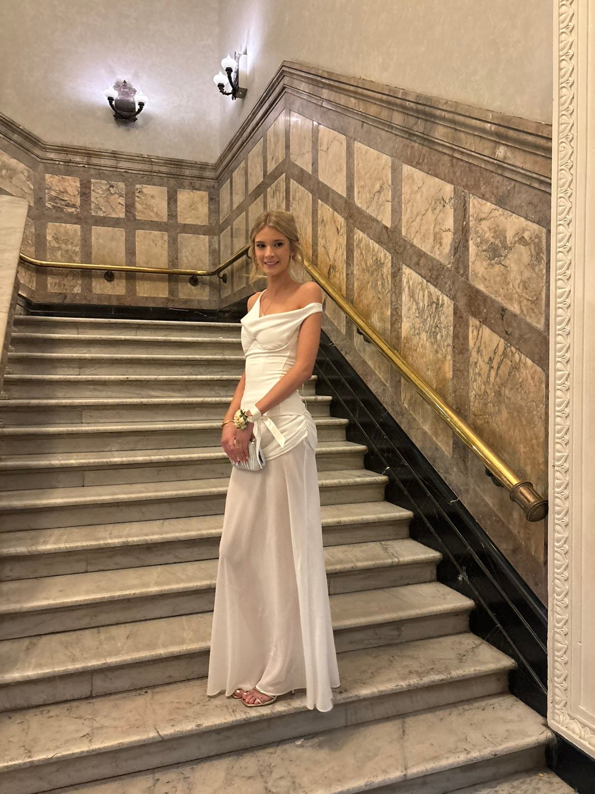 Natalie Rolt Cadence Gown White